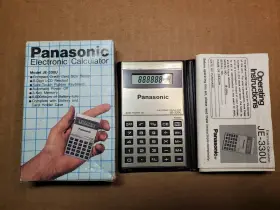 JE-330U PANASONIC Calculator Box Manual