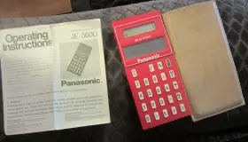 JE-360U PANASONIC Solar Cell Calculator