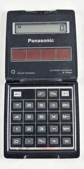 JE-362NU PANASONIC Pocket Solar Calculator #2