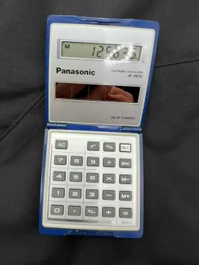 JE-362U PANASONIC Solar Folding Pocket Calculator #2
