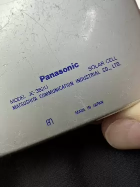 JE-362U PANASONIC Solar Folding Pocket Calculator #3