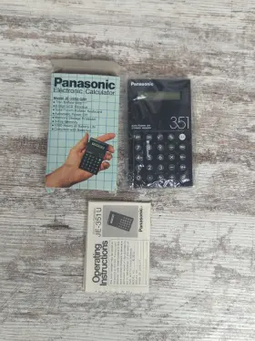 JE-365U-RED PANASONIC Calculator Box