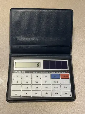 JE-368U PANASONIC Solar Calculator