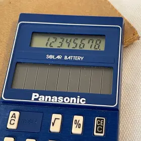 JE-36OU PANASONIC Solar Battery Mini Calculator Modle #3