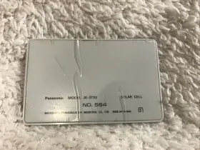 JE-377U PANASONIC Solar Cell Wallet Calculator Pouch #3