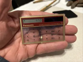 JE-381U PANASONIC Wallet Calculator