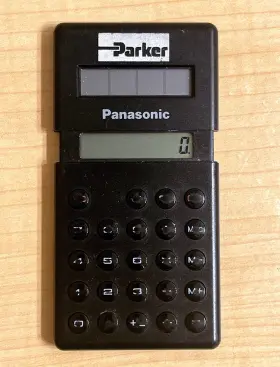 JE-390U PANASONIC Parker Solar Calculator Matsushita #2