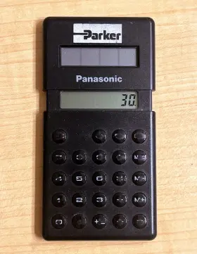 JE-390U PANASONIC Parker Solar Calculator Matsushita #3