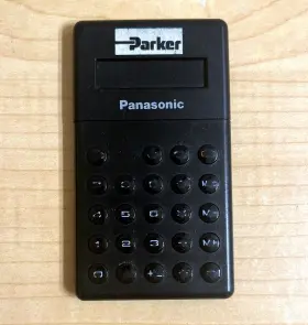 JE-390U PANASONIC Parker Solar Calculator Matsushita