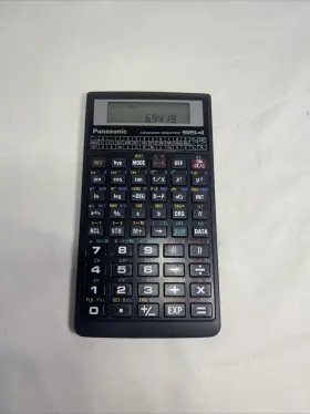 JE-554U PANASONIC Advanced Scientific Calculator Cover #3