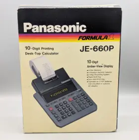 JE-660P PANASONIC Printing Desktop Calculator