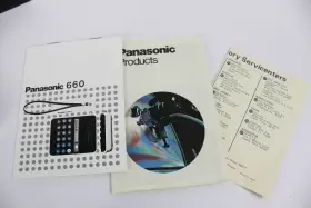 JE-660U PANASONIC Handheld Calculator #2