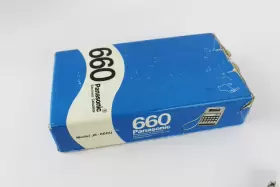 JE-660U PANASONIC Handheld Calculator #3