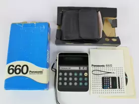 JE-660U PANASONIC Handheld Calculator