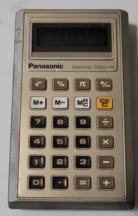 JE-8220U PANASONIC Pocket Handheld Calculator