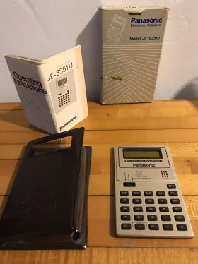 JE-8351 PANASONIC Calculator Alarm Box