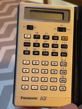 JE-843OU PANASONIC Calculator Battery #2