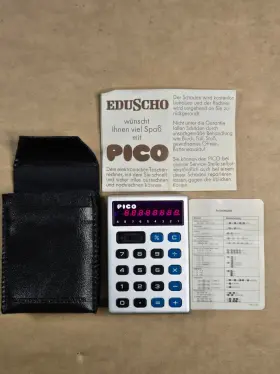 PA-80N PICO Pocket Calculator Clean