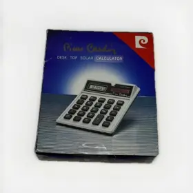 046669500529 PIERRE CARDIN Solar Desk Calculator Box