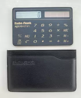 65-894 RADIOSHACK Micro Calculator Card Solar