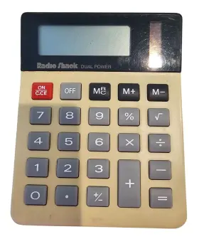 EC-2031 RADIOSHACK Dual Power Calculator Solar Battery #2