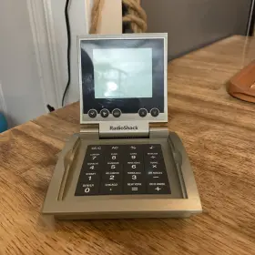 8-DIGIT RADIOSHACK Desktop Calculator Wood Cabinet #3