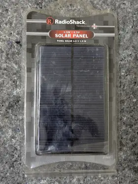 1.5W RADIOSHACK Radio Solar Panel