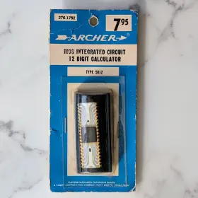 276-1752 RADIOSHACK Ceramic Traces Calculator Ic Archer