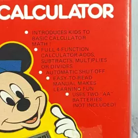 60-2326 RADIOSHACK Radio Mickey Mouse Kiddy Calculator Lcd #2
