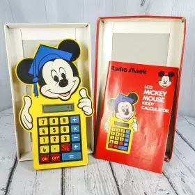 60-2326 RADIOSHACK Radio Mickey Mouse Kiddy Calculator Lcd #3