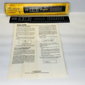 63-657 RADIOSHACK Radio Ruler Spell Checker Calculator