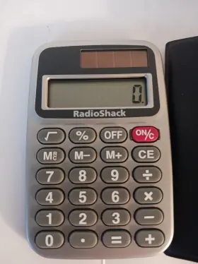 65-1005 RADIOSHACK Lcd Dual Pocket Calculator Cat