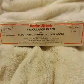65-710 RADIOSHACK Radio Calculator Paper Impact Printing