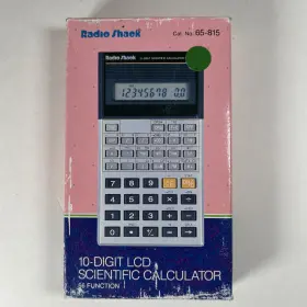 65-815 RADIOSHACK Radio Scientific Calculator Digits
