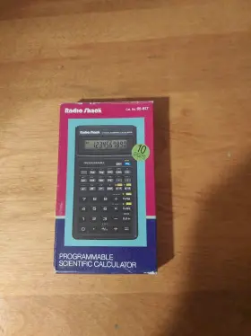 65-817 RADIOSHACK Radio Programmable Scientific Calculator