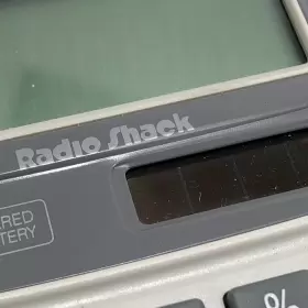 65-898 RADIOSHACK Radio Dual Calculator Readable #2