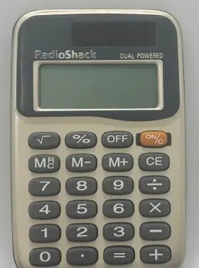 65-921 RADIOSHACK Radio Lcd Dual Pocket Calculator