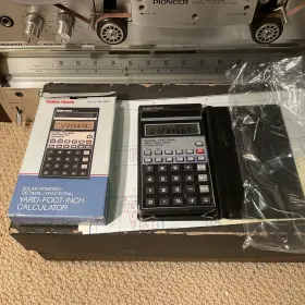 65-935 RADIOSHACK Nos Radio Scientific Solar Calculator Yard
