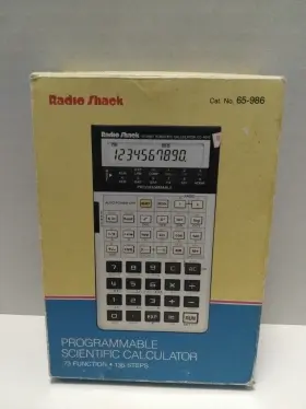 65-986 RADIOSHACK Radio Programmable Scientific Calculator