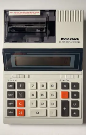 EC-2009 RADIOSHACK Radio Printing Calculator #2