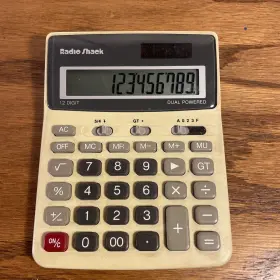 EC-2034 RADIOSHACK Radio Calculator Solar Great