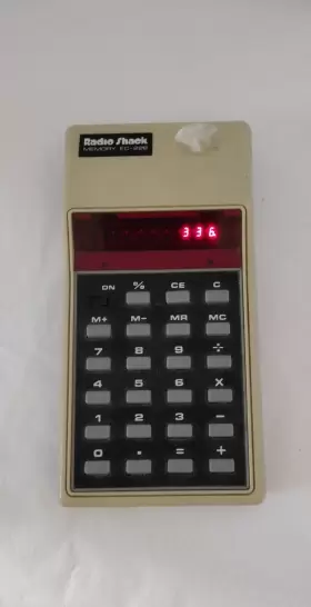 EC-226 RADIOSHACK Radio Memory Calculator Batteries Math #3