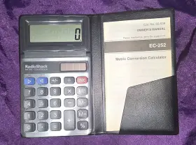 EC-252 RADIOSHACK Radio Calculator Conversion