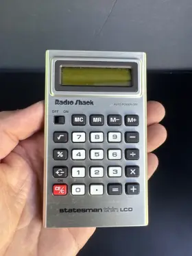 EC-269 RADIOSHACK Radio Statesman Lcd Calculator Manual