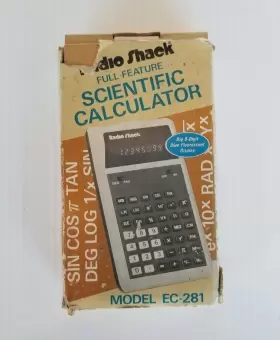 EC-281 RADIOSHACK Radio Calculator Box #3