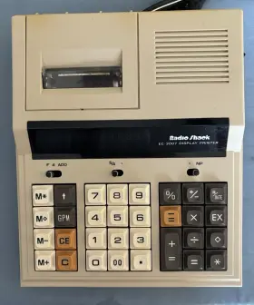 EC-3007 RADIOSHACK Radio Electric Calculator #2
