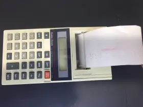 EC-3016 RADIOSHACK Radio Printing Calculator Owners Manual