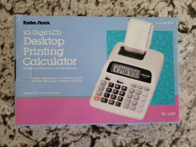 EC-3027 RADIOSHACK Radio Printer Calculator Battery Desktop