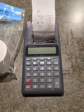 EC-3031 RADIOSHACK Radio Printing Calculator Printer Paper #2