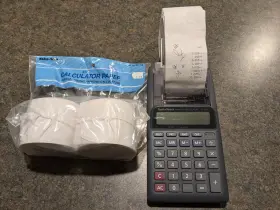 EC-3031 RADIOSHACK Radio Printing Calculator Printer Paper